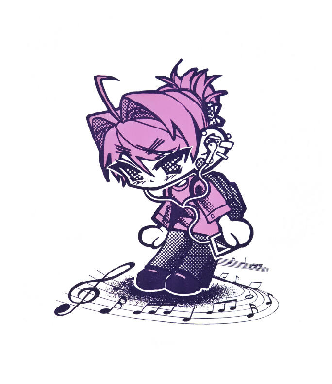 Feel the Music - Screen Print