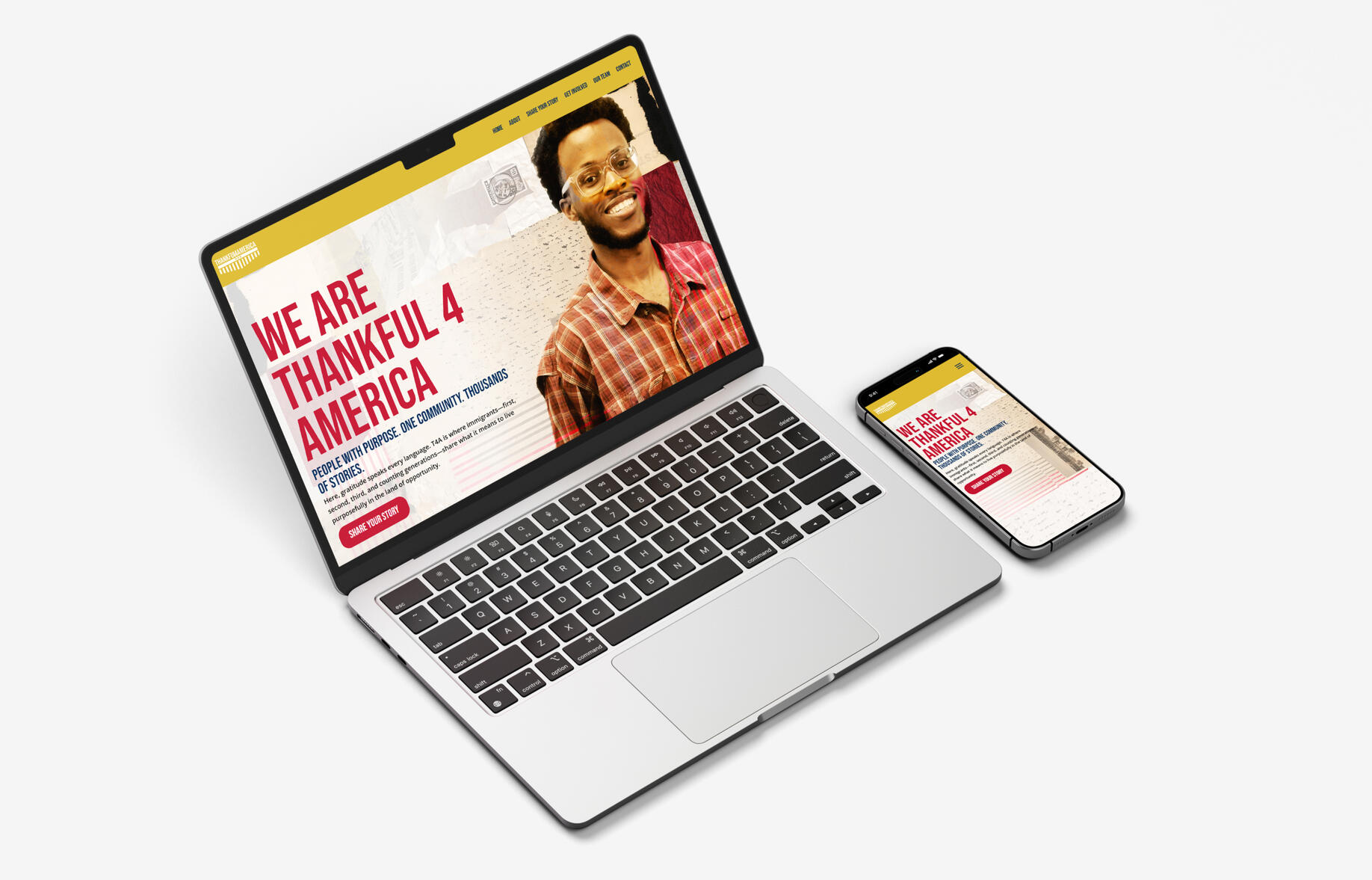 Thankful 4 America Website